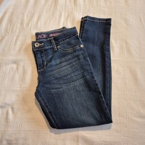 Place girls size 8 dark milky way wash jegging jeans NEW